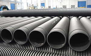 聯塑hdpe雙壁波紋管DN500