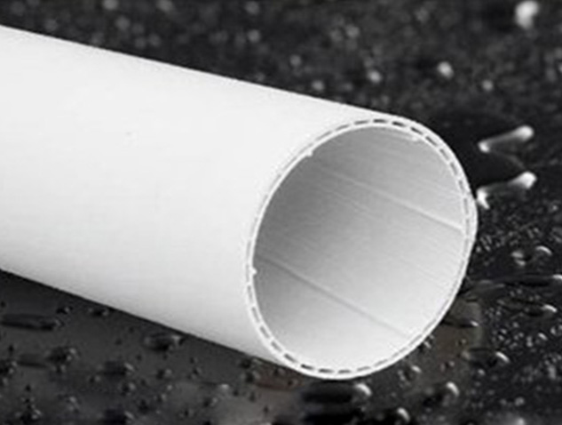 聯塑pvc中空壁螺旋消音管Φ110